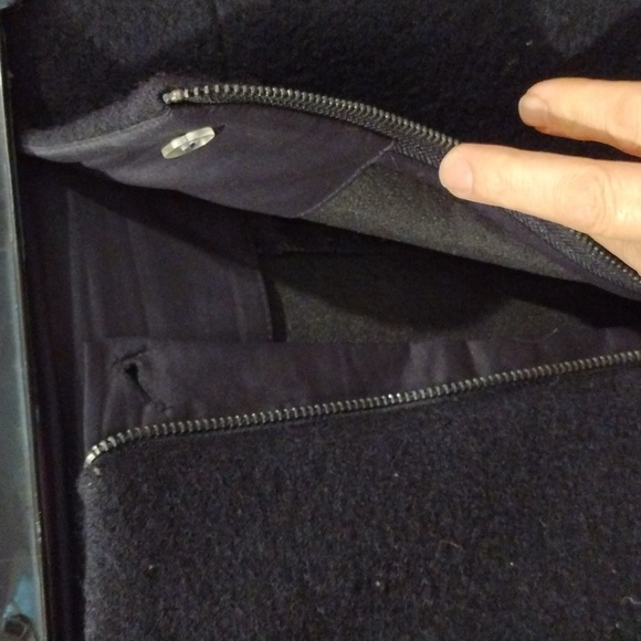 COS women's navy boiled wool skirt. EUC. Size 10. - Picture 7 of 11